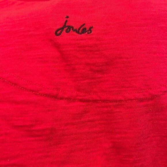 Joules Nessa hot pink tee t shirt shirt sleeve burnout 6 medium EUC - Picture 10 of 11